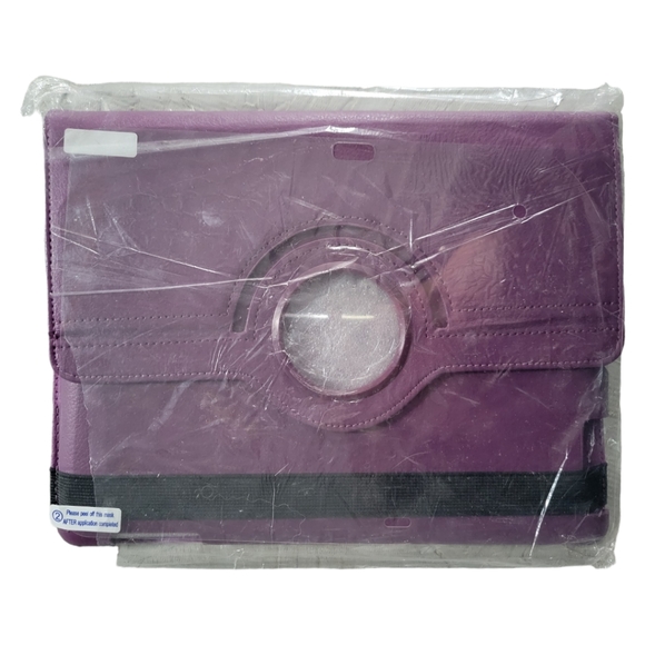 Purple Plum Apple iPad 2 Ctech Case Stand Cover 360° Rotation 9.7" - Picture 10 of 13